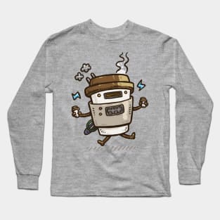 Latte Bot Long Sleeve T-Shirt